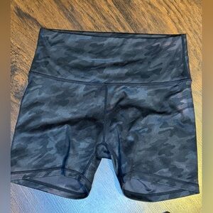 TYR Black Camo Athletic Shorts